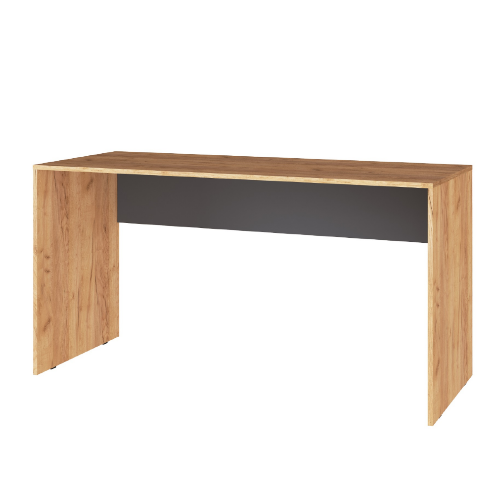 Стол письменный 1450 Квартет-13, Дуб крафт золотой/Графит 