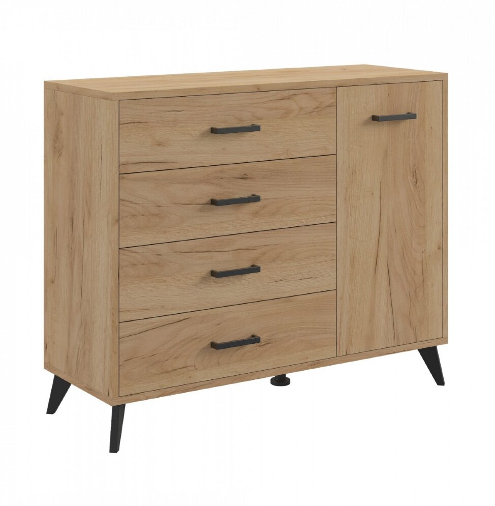 Комод-тумба Svetlana Loft, дуб золотой 