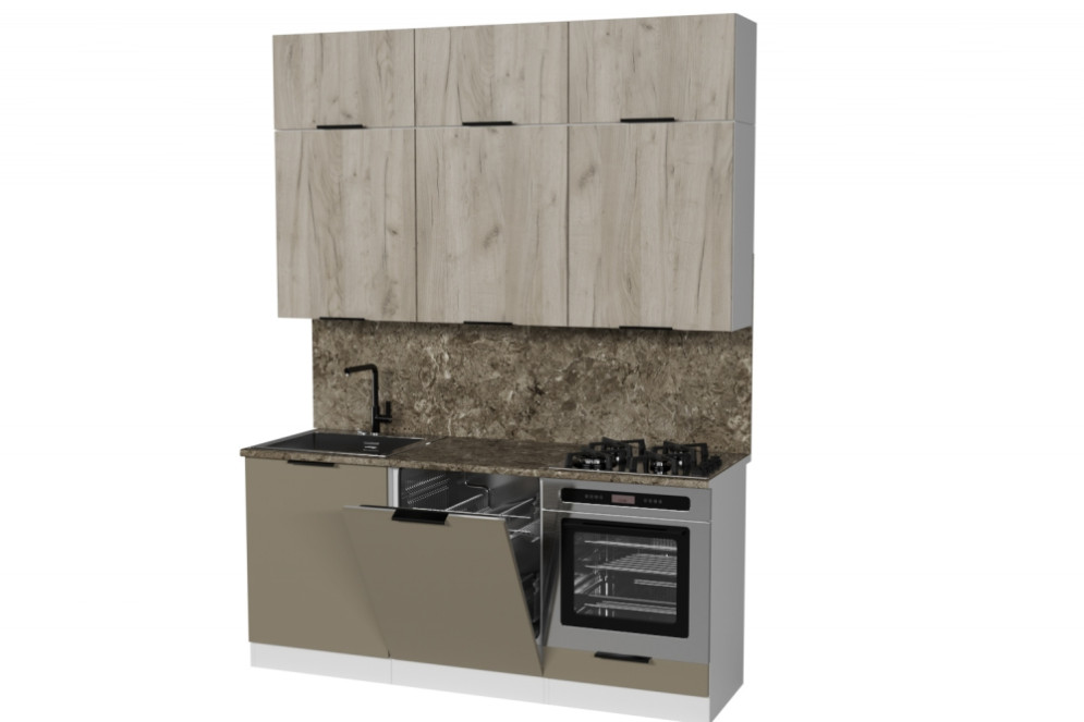 Кухонный гарнитур Альба макси 2, 180 см 