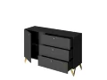 Комод RENO (Рено) КД-3, Чёрный 