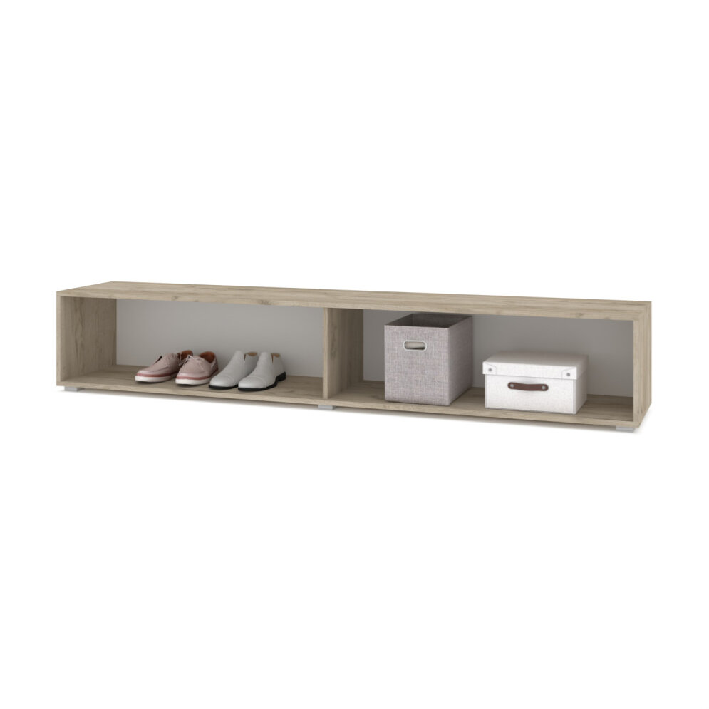 Тумба ТВ 2000 Флорида, Белый, Серый дуб 