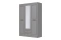 Шкаф 3-х дверный Олимп, антрацит 