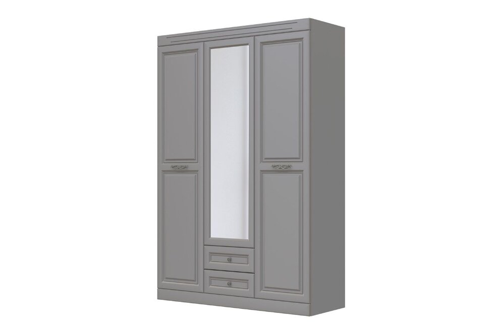 Шкаф 3-х дверный Олимп, антрацит 