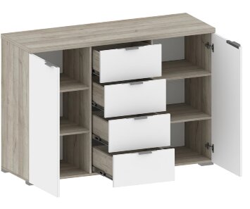 Комод 4 ящика и 2 двери КМ-3004 Анима   