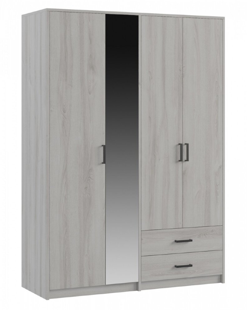 Шкаф четырехдверный Svetlana Loft, сосна белая 