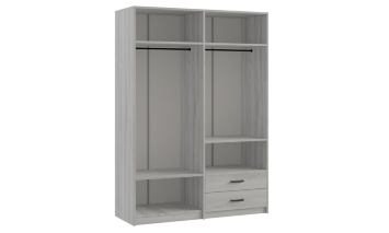 Шкаф четырехдверный Svetlana Loft, сосна белая