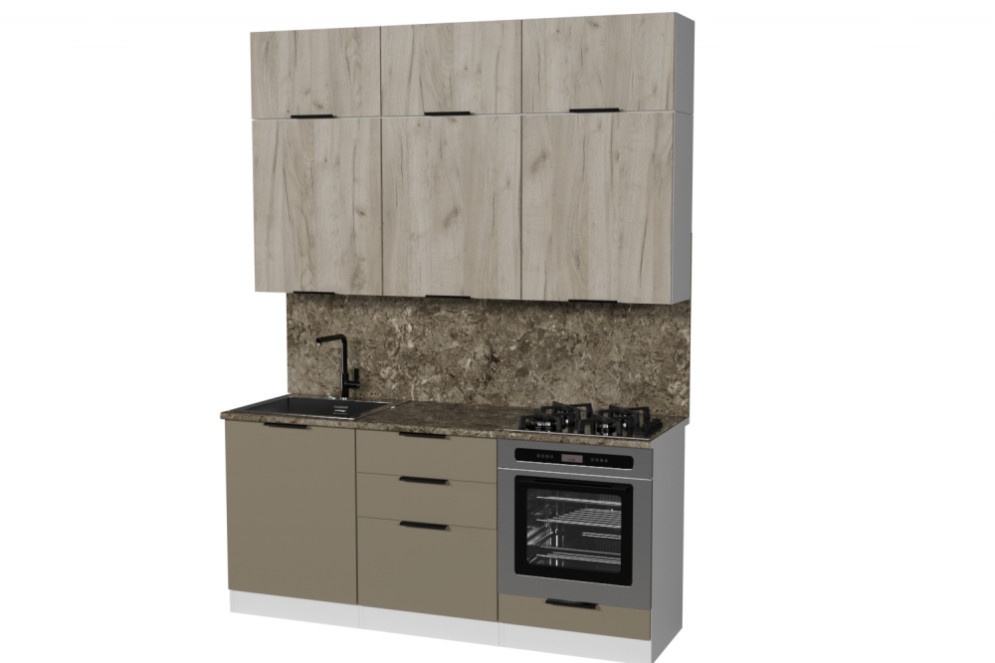 Кухонный гарнитур Альба макси, 180 см 