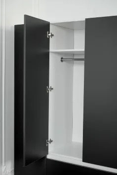 Модульная спальня Парус, белый/Графит 2