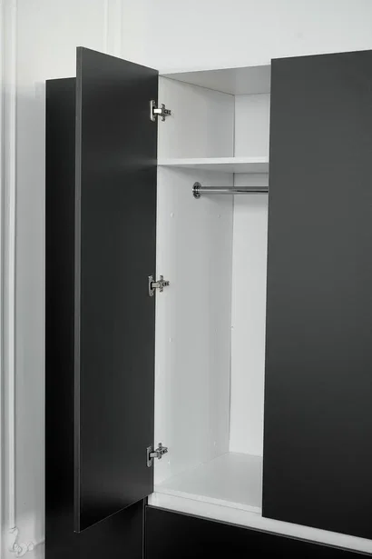 Модульная спальня Парус, белый/Графит 2 