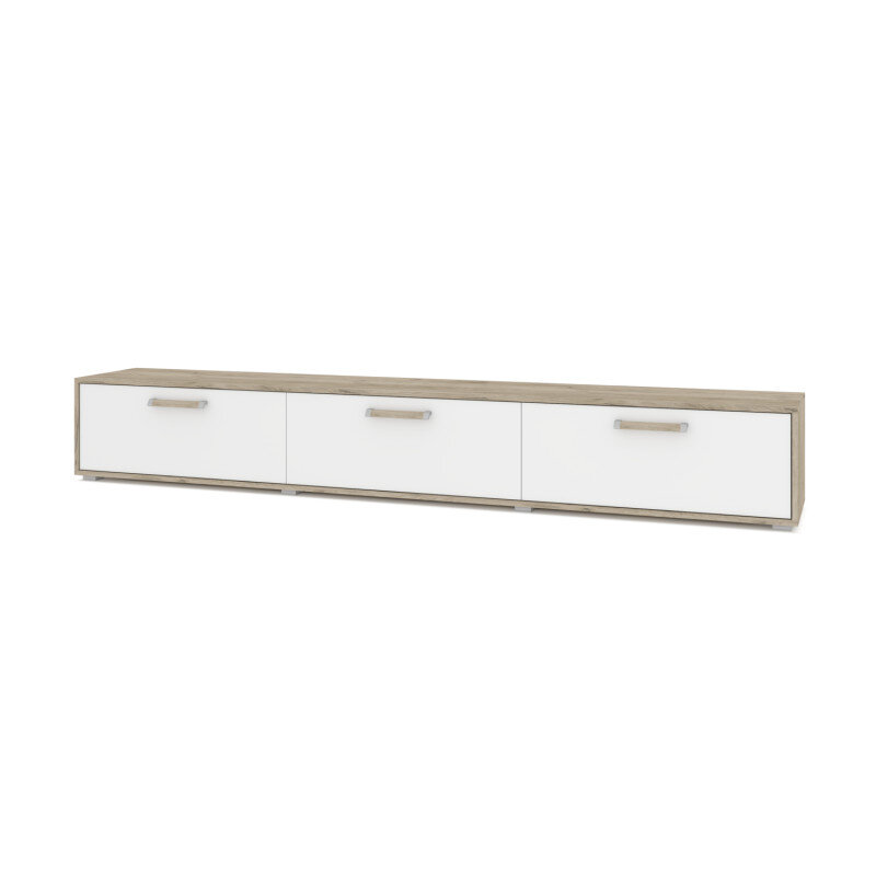 Тумба ТВ 2382 Флорида, Белый, Серый дуб 