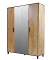 Шкаф 4х дверный Лофт  