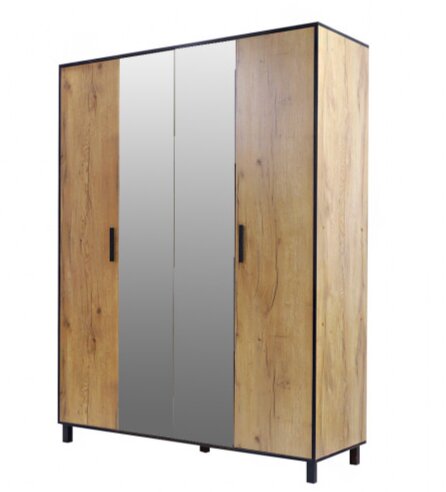 Шкаф 4х дверный Лофт  