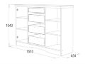 Комод многоцелевой Ольга-10 