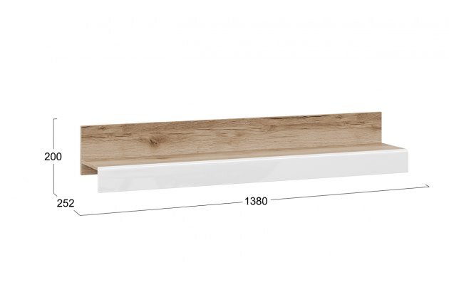 Полка настенная Фьюжн 