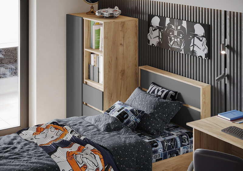 Шкаф ШК-03  Хелен, Графит 