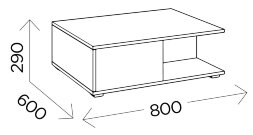 Стол журнальный Виллитус М10