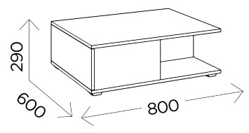 Стол журнальный Виллитус М10
