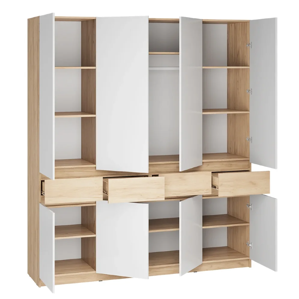 Шкаф 4-х створчатый Стоуби ШК-2000, Белый 