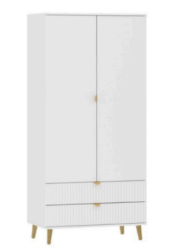 Шкаф двустворчатый с ящикоми НМ 040.25 Дакота