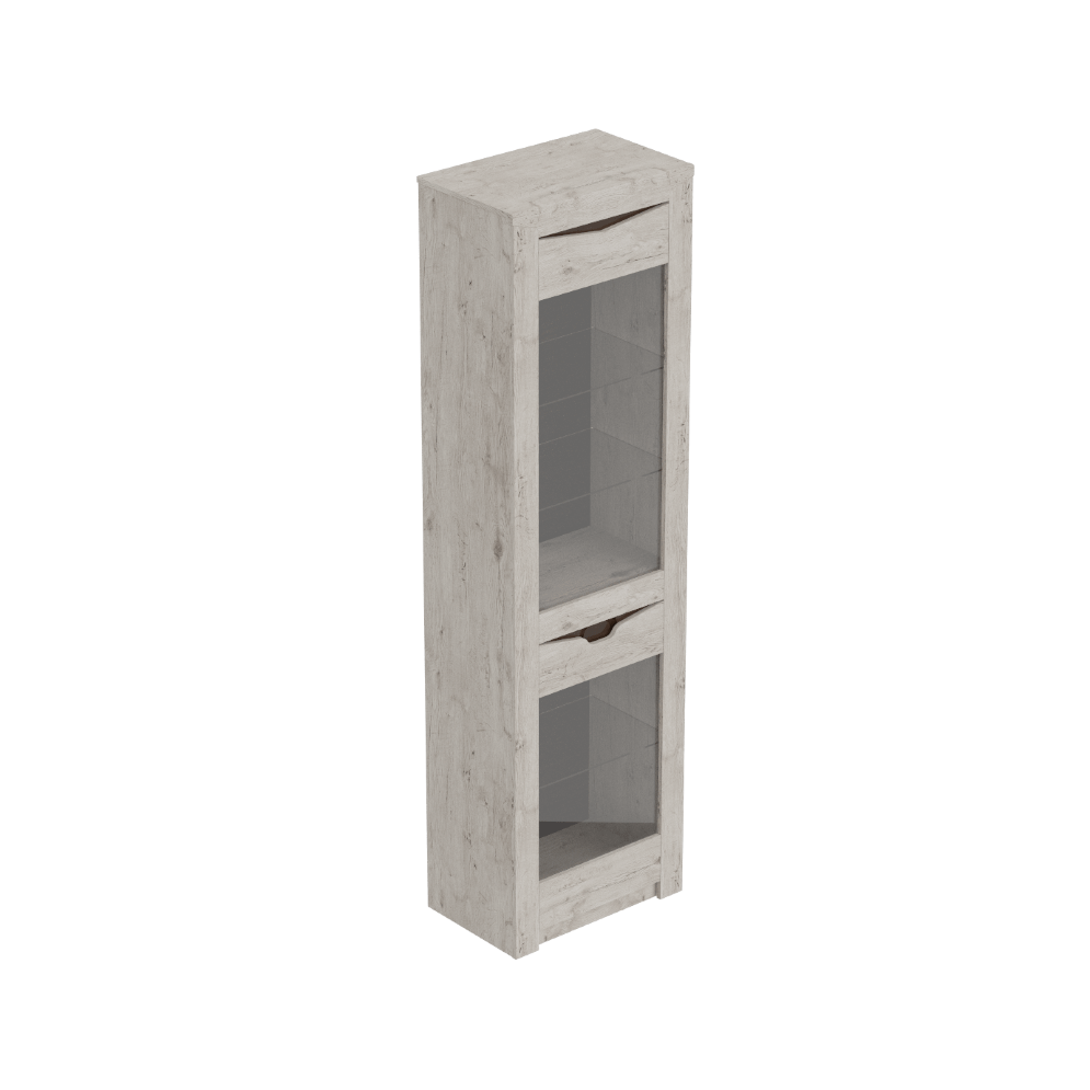 Шкаф-витрина Соренто, Дуб стирлинг 