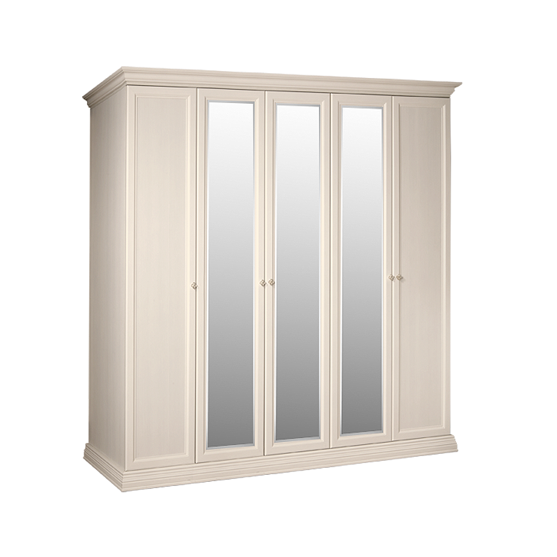 Шкаф 5 дверей (с зеркалами) АМШ1/5 Амели 