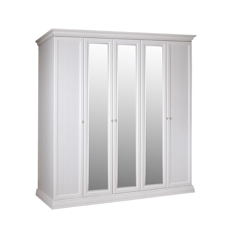 Шкаф 5 дверей (с зеркалами) АМШ1/5 Амели 