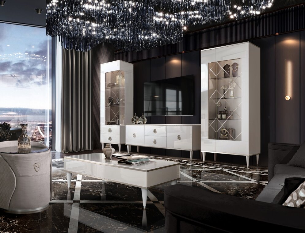 Тумба для телеаппаратуры РМТ-3 (2 двери-2 фасада) Rimini 