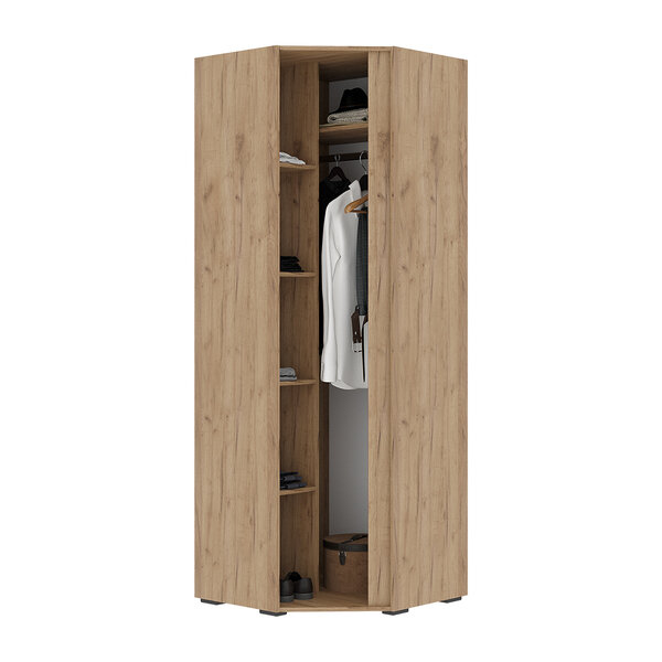  Шкаф угловой ШК-04 Хелен, Графит 