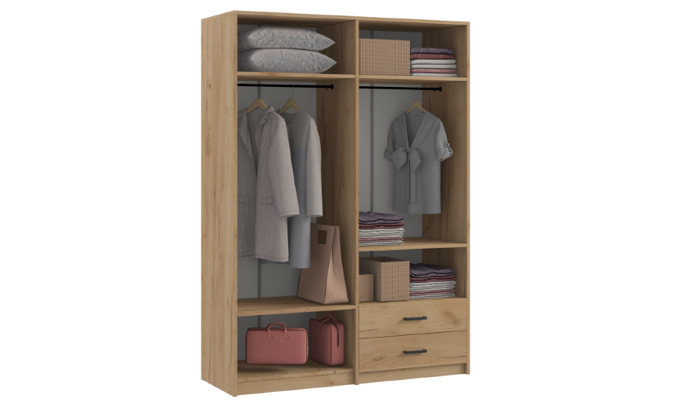 Шкаф четырехдверный Svetlana Loft, дуб золотой 