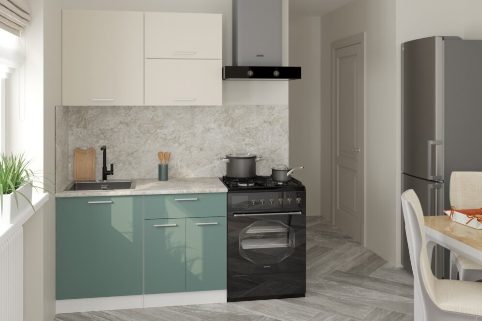 Кухонный гарнитур Глория лайт, 120 см 