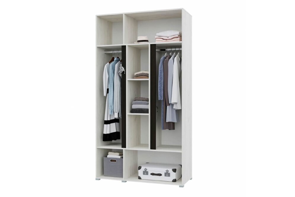 Шкаф трехстворчатый Вега, Крафт белый 