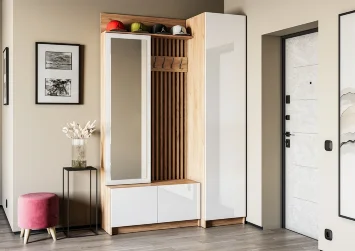 Шкаф-пенал Стоуби ШК-501, Белый