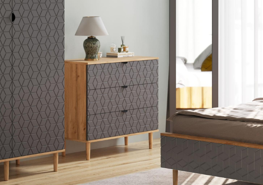 Комод Денвер 3 ящика 