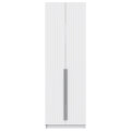 Шкаф 2-х створчатый 67.10 Брандо, МДФ белый (h 248 см)  