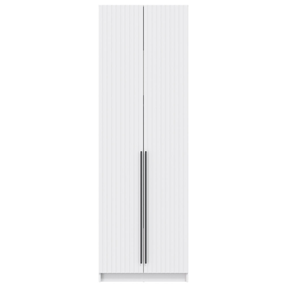 Шкаф 2-х створчатый 67.10 Брандо, МДФ белый (h 248 см)  