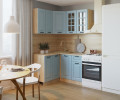 Кухонный гарнитур Роялвуд Голубой Вегас, 1200х1400 мм (арт. 6) 