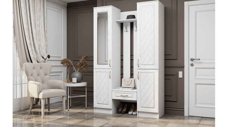 Прихожая Либерти, белое дерево 