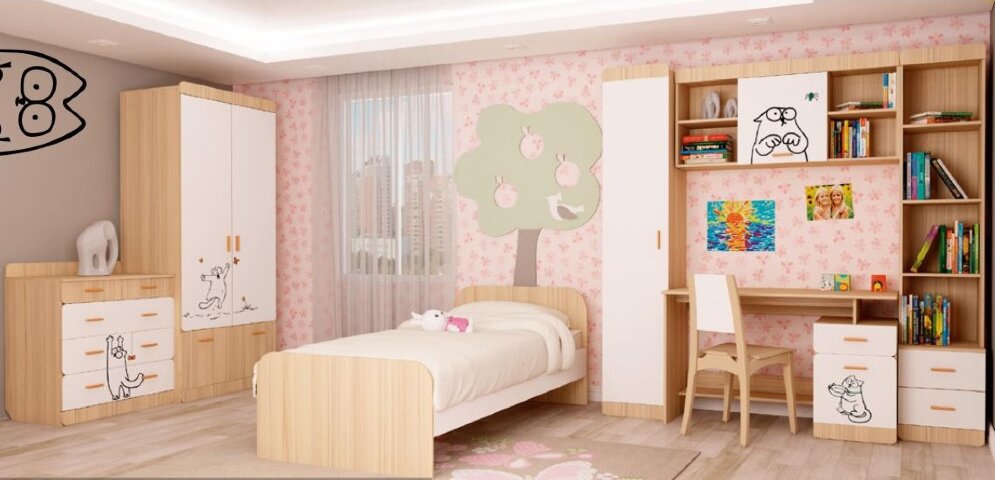 Модульная детская Кот 2 