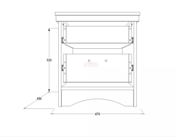 Тумба прикроватная Ольга-10