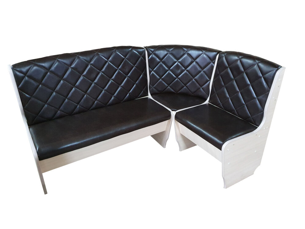 Кухонный уголок Барон (эко-кожа), венге + беж 