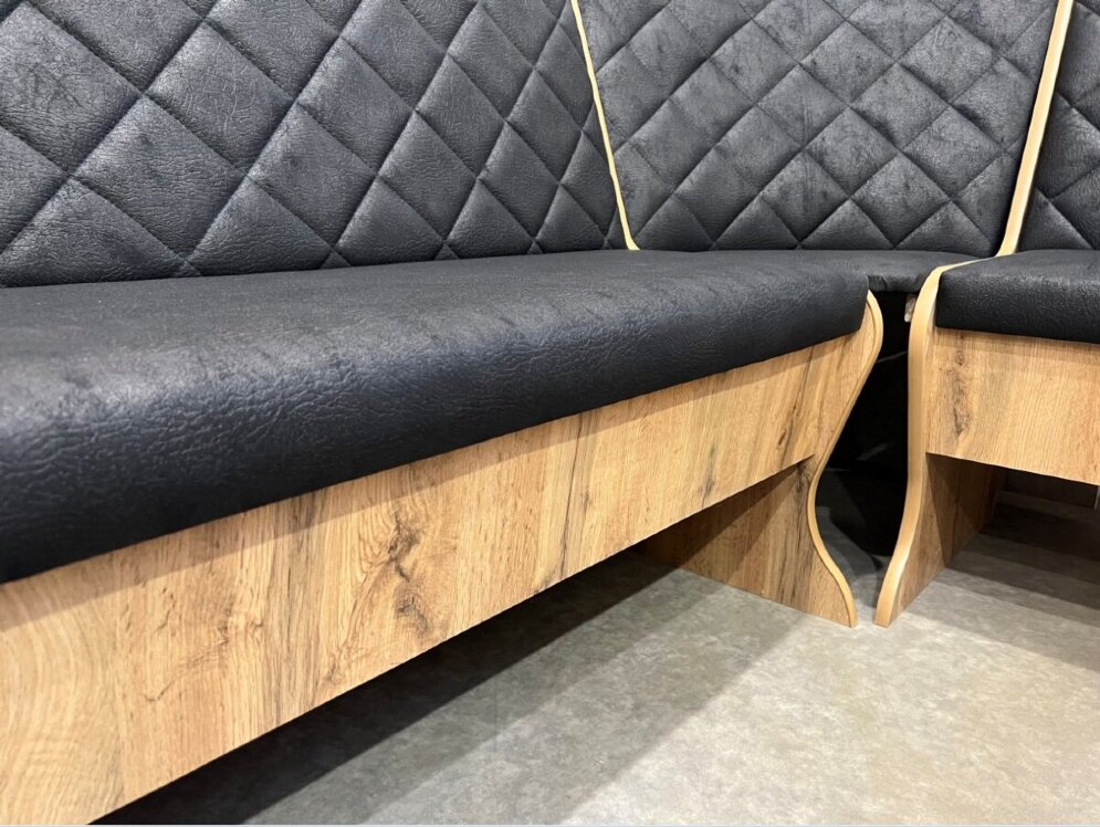 Кухонный уголок Барон (эко-кожа), венге + беж 