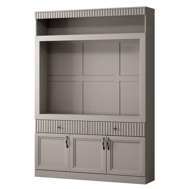 Шкаф многоцелевой №955 Нельсон, Серый камень 