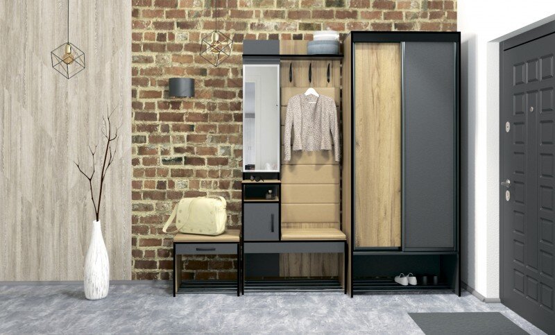 Шкаф 2-х створчатый Ольга-Лофт 