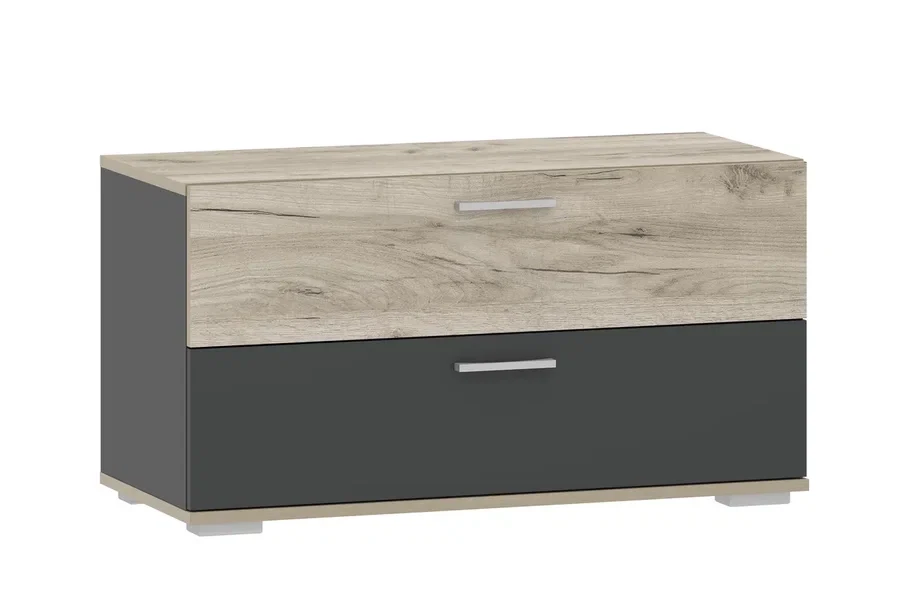 Прихожая модульная Санти 2, крафт серый 