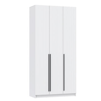 Шкаф 3-х створчатый 67.08 Брандо, МДФ белый