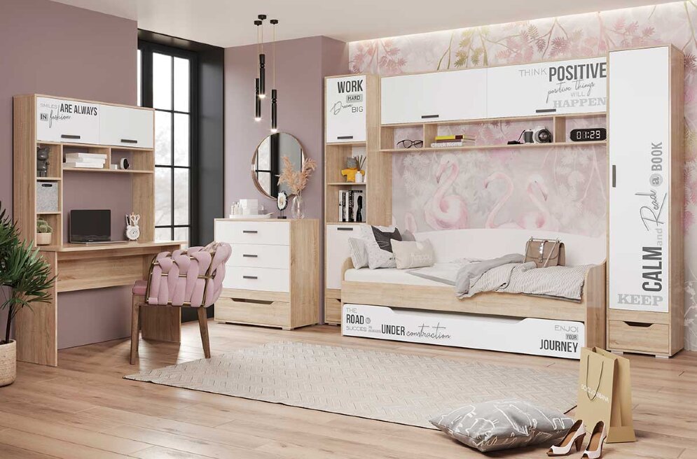 Шкаф для одежды с 2 ящиками Джуниор  