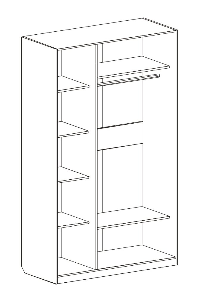 Шкаф 3-дверный Николь 