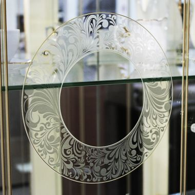 Шкаф-витрина Версаль 1 дверь, Орех 