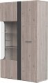 Шкаф-витрина (2 двери) Бриз 