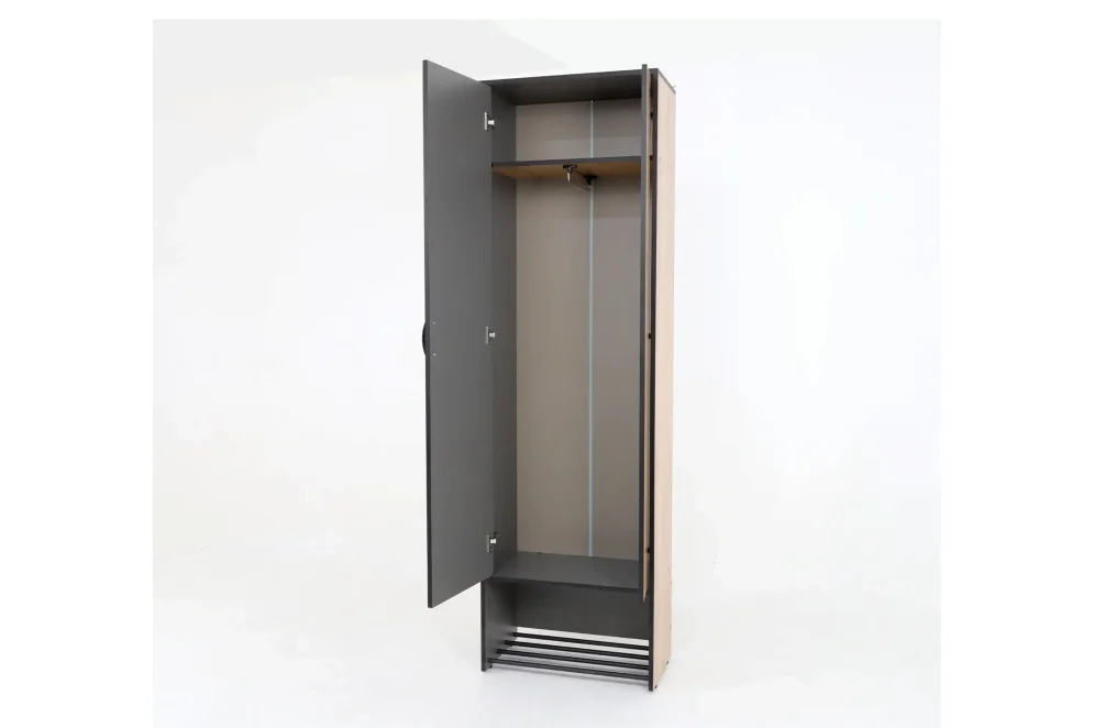 Шкаф 2-х створчатый с зеркалом Ольга-Лофт 